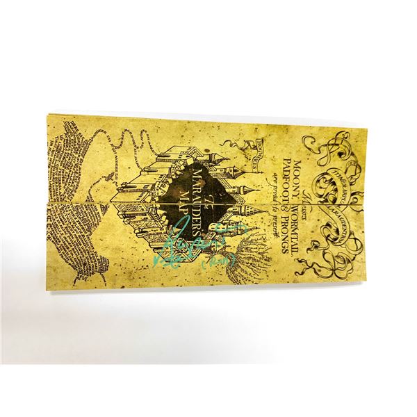 Autograph Harry Potter Rupert Grint Map