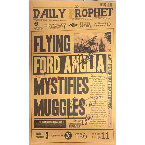 Autograph Harry Potter Poster