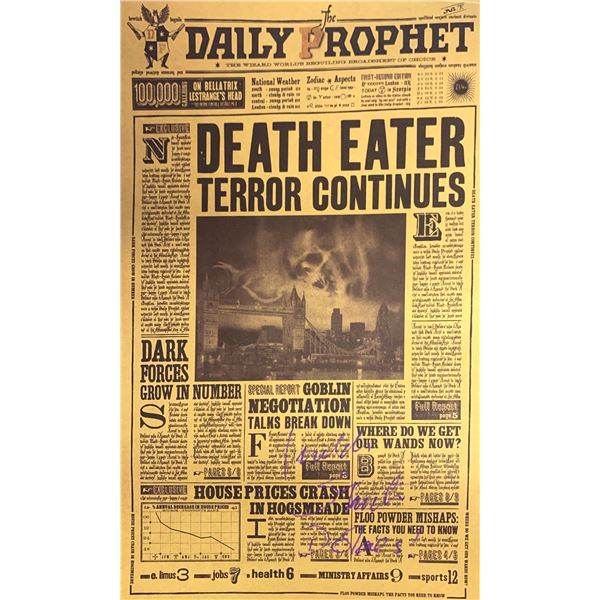 Autograph Harry Potter Poster