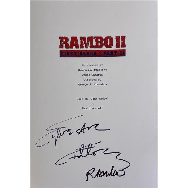 Autograph Rambo 2 Script Cover