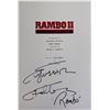 Image 1 : Autograph Rambo II Script Cover