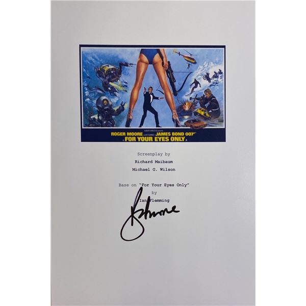 Autograph James Bond 007 Script Cover