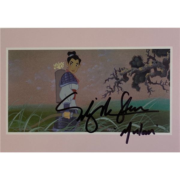 Autograph Mulan Disney Card