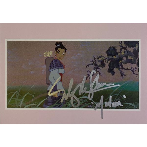 Autograph Mulan Disney Card