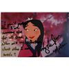 Image 2 : Autograph Mulan Disney Card Set