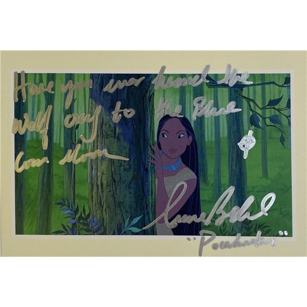 Autograph Pocahontas Disney Card