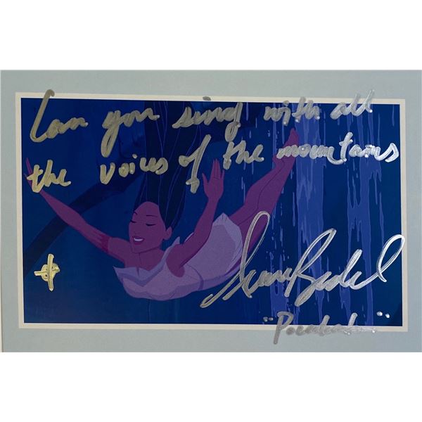Autograph Pocahontas Disney Card