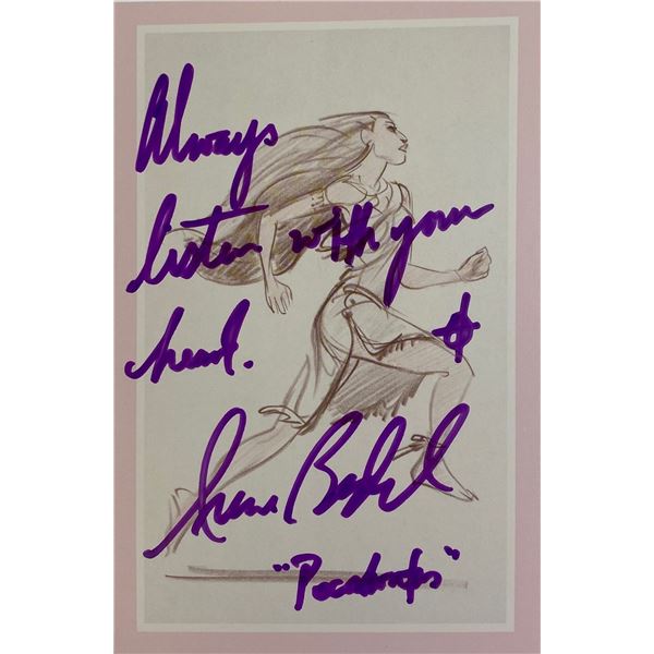 Autograph Pocahontas Disney Card