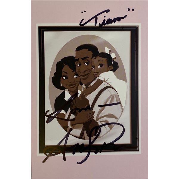 Autograph Princess and the Frog Disney Card