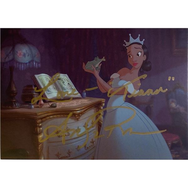 Autograph Princess and the Frog Disney Card