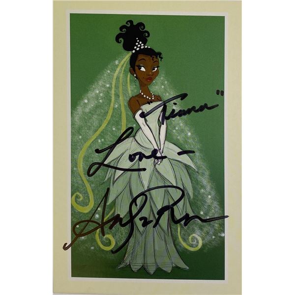 Autograph Princess and the Frog Disney Card