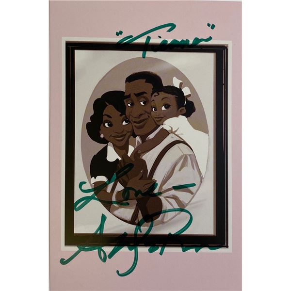 Autograph Princess and the Frog Disney Card