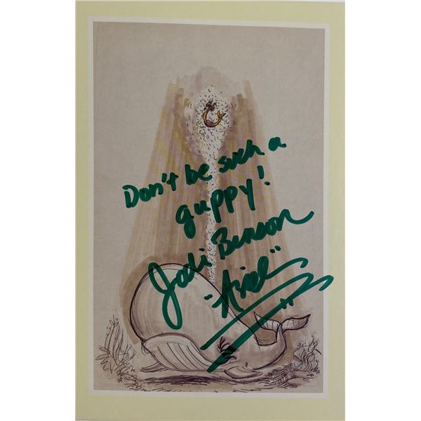Autograph Little Mermaid Disney Card