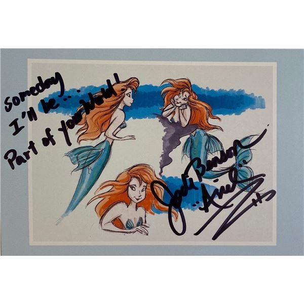 Autograph Little Mermaid Disney Card