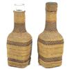 Image 1 : Two Makah Basketry Covered Bottles