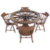 Image 1 : Antique Wagon Wheel Table