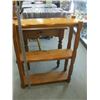 Image 1 : 3 TIER WOODEN SHELF UNIT