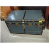 Image 1 : METAL BOUND TRUNK WITH INNER TRAY & KEY