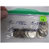 Image 1 : 5 1982 DOLLARS & 5 1984 DOLLARS
