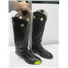 Image 1 : PAIR OF SIZE 12 LEATHER OLATHE BOOTS