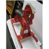 Image 2 : RED PAINTED ROCKING HORSE