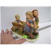 Image 1 : GOEBEL HUMMEL FIGURINE, "2 GIRLS WITH CART", APPROX. 6"