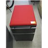Image 1 : PADDED STOOL FILING CABINET WITH KEYS