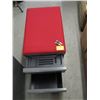 Image 2 : PADDED STOOL FILING CABINET WITH KEYS