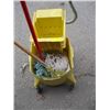 Image 1 : MOP BUCKET WITH SQUEEGEE & 2 MOPS