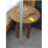 Image 1 : CARVED FOLDING TABLE