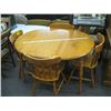 Image 1 : WOODEN DINETTE TABLE WITH 4 CHAIRS