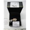 Image 2 : LADIES 14KT VINTAGE DESIGN W/DIAMONDS RING - W/A $1,770. - SZ 7 3/4