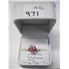Image 2 : LADIES 10KT RUBY & DIAMOND RING - W/A - $930. - SZ 6 1/2