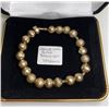 Image 1 : LADIES 10KT GOLD BRACELET- 18 G