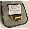 Image 1 : MENS 10KT RING W/1 SMALL DIAMOND - 2.7 G - SZ 10 1/2