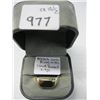 Image 2 : MENS 10KT RING W/1 SMALL DIAMOND - 2.7 G - SZ 10 1/2