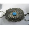 Image 2 : NAVAJO ARIZONA COUCHO BELT, TURQUOISE & STERLING SILVER 151G