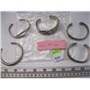 Image 1 : .925 SILVER BRACELETS, 5 IN TOTAL