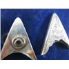 Image 2 : PAIR OF STERLING SILVER COLLAR TIPS