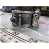 Image 3 : NAVAJO TURQUOISE SILVER WATCH BRACELET, NOT WORKING