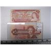 Image 1 : 2 CANADIAN $2 BILS 1974 & 1986