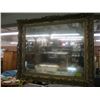 Image 1 : LG. MIRROR, NEEDS RESILVERING, WITH GILDED DECORATIVE FRAME