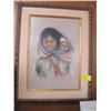 Image 1 : FRAMED PICTURE OF "NATIVE KIDS" BY FRANCIS
