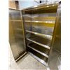 Image 2 : ULINE 48"W X 24"D X 73"H STAINLESS STEEL 2 DOOR LOCKING HEAVY DUTY STORAGE / CONSUMABLES CABINET