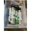 Image 5 : LOT OF ASSORTED FIRST AID SUPPLIES INCLUDING PORTABLE EYE WASH STATION, WOOL BLANKET, DISPOSABLE