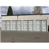 Image 2 : *H/T* *M*GREY 40' 52,910 MAX CAPACITY INDUSTRIAL TRANSPORT CONTAINER WITH 4 DUAL SWING SIDE DOORS,