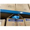 Image 2 : 5 BOXES OF 150 PCS ULINE POLYPROPYLENE BLUE SHOE COVERS & 2 BOXES OF ASSORTED SIZED POLY DISPOSABLE