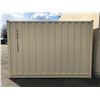 Image 2 : BEIGE 12' SELF-STORAGE STORAGE CONTAINER WITH ROLL UP DOOR L12' X W87" X H99"