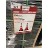 Image 2 : PALLET OF 250 UNUSED STEELMAN PVC SAFETY TRAFFIC CONES