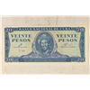 Image 1 : 1961 NATIONAL BANK OF CUBA 20 PESO NOTE CRISP UNC